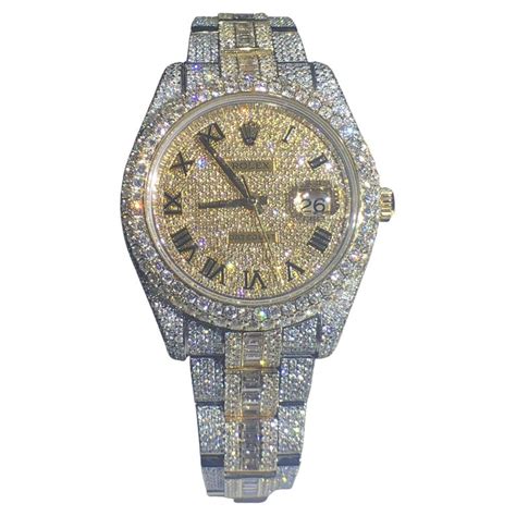 replica iced out rolex watch|rolex datejust iced out 41mm.